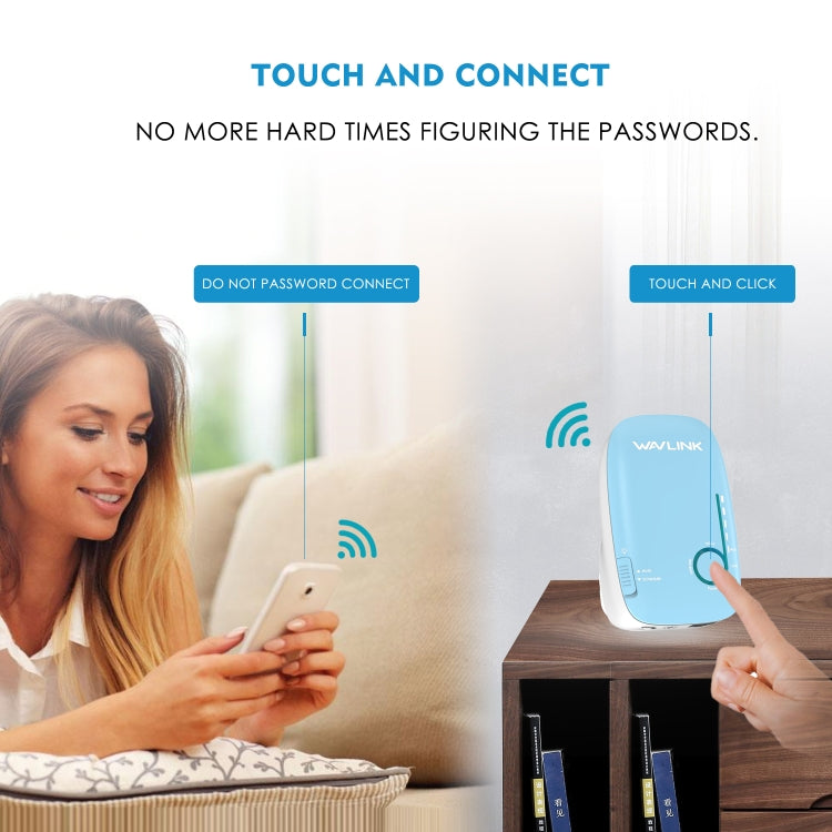 WAVLINK WS-WN576A2 AC750 Household WiFi Router Network Extender Dual Band Wireless Repeater, Plug:US Plug - free shipping - PMC Jewellery - Order now!