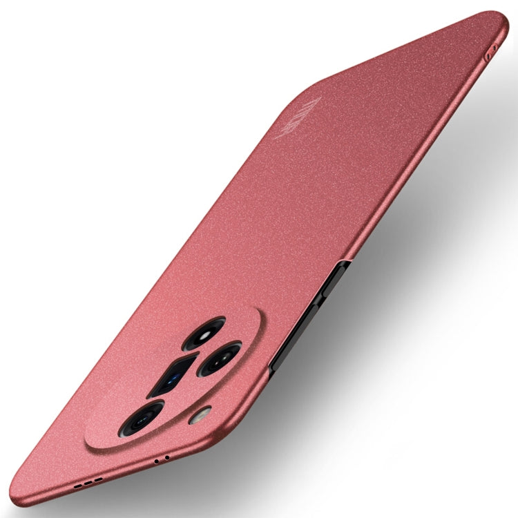 For OPPO Find X7 Ultra MOFI Fandun Series Frosted PC Ultra-thin All-inclusive Phone Case(Red) - Find X7 Ultra Cases by MOFI | Online Shopping South Africa | PMC Jewellery