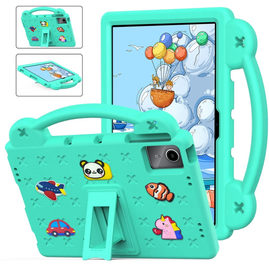 For Lenovo P11 Plus J607F / Xiaoxin Pad 11 Handle Kickstand Children EVA Shockproof Tablet Case(Mint Green) - Lenovo by PMC Jewellery | Online Shopping South Africa | PMC Jewellery | Buy Now Pay Later Mobicred