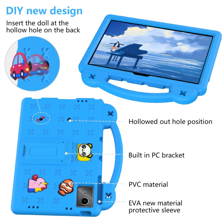 For TCL Tab 11 9466x3 Handle Kickstand Children EVA Shockproof Tablet Case(Sky Blue) - Others by PMC TechLife | Online Shopping South Africa | PMC TechLife | Buy Now Pay Later Mobicred