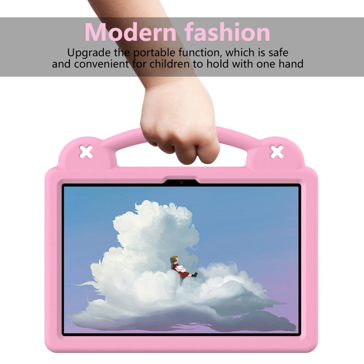 For DOOGEE T30 Pro 11 2023 Handle Kickstand Children EVA Shockproof Tablet Case(Pink) - Others by PMC TechLife | Online Shopping South Africa | PMC TechLife | Buy Now Pay Later Mobicred