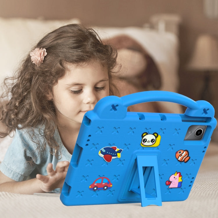 For DOOGEE T30 Pro 11 2023 Handle Kickstand Children EVA Shockproof Tablet Case(Sky Blue) - Others by PMC TechLife | Online Shopping South Africa | PMC TechLife | Buy Now Pay Later Mobicred