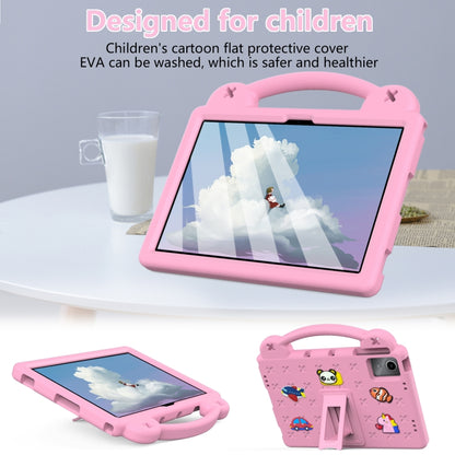 For Huawei MatePad SE 11 2024 Handle Kickstand Children EVA Shockproof Tablet Case(Pink) - Huawei by PMC Jewellery | Online Shopping South Africa | PMC Jewellery | Buy Now Pay Later Mobicred