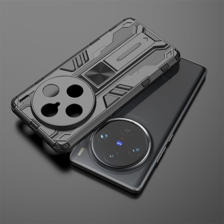 For vivo X100 Pro Supersonic Armor PC Hybrid TPU Phone Case(Grey) - X100 Pro Cases by imak | Online Shopping South Africa | PMC TechLife