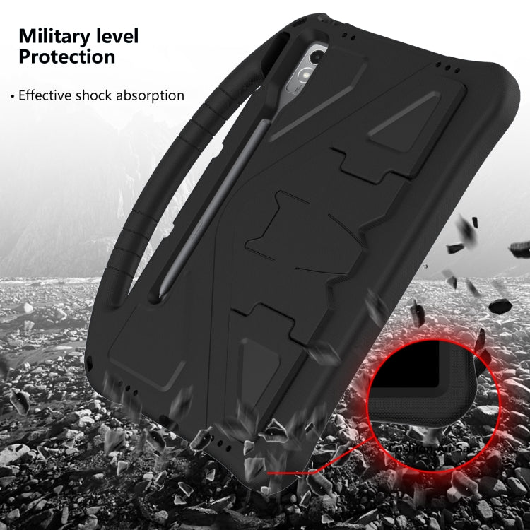 For Lenovo Tab P12 EVA Shockproof Tablet Case with Holder(Black) - Lenovo by PMC TechLife | Online Shopping South Africa | PMC TechLife | Buy Now Pay Later Mobicred