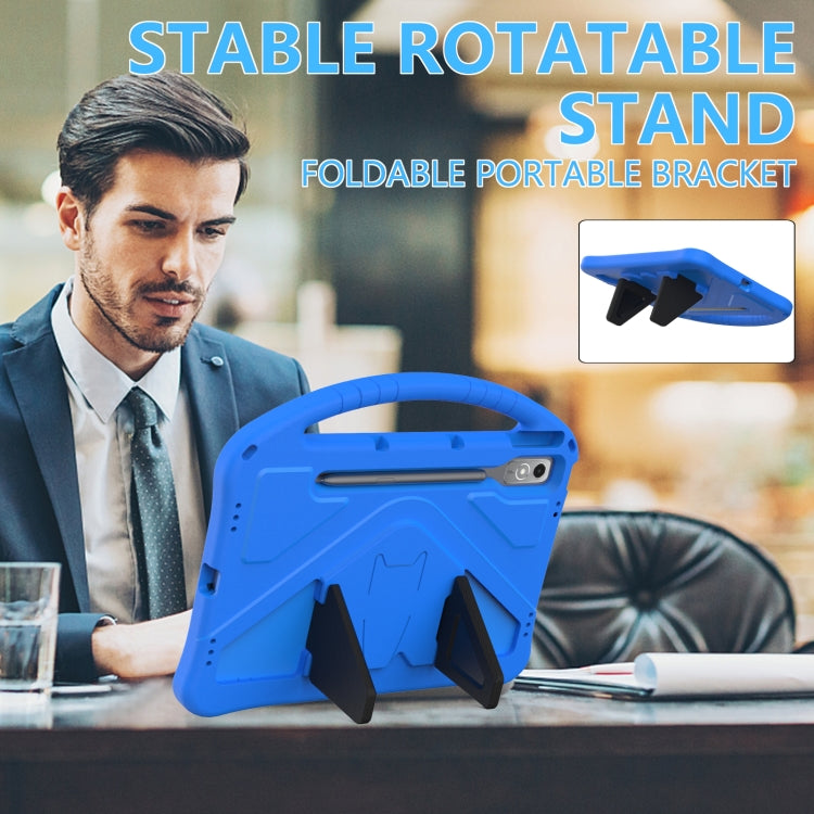For Lenovo Tab P12 EVA Shockproof Tablet Case with Holder(Blue) - Lenovo by PMC TechLife | Online Shopping South Africa | PMC TechLife | Buy Now Pay Later Mobicred