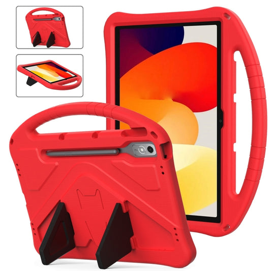 For Lenovo Tab P12 EVA Shockproof Tablet Case with Holder(Red) - Lenovo by PMC Jewellery | Online Shopping South Africa | PMC Jewellery | Buy Now Pay Later Mobicred