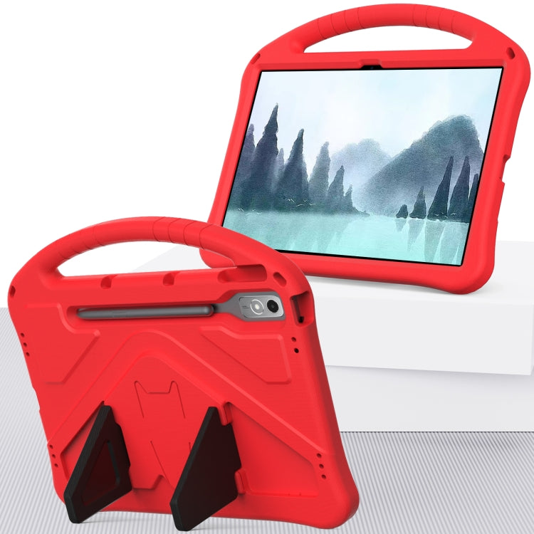 For Lenovo Tab P12 EVA Shockproof Tablet Case with Holder(Red) - Lenovo by PMC TechLife | Online Shopping South Africa | PMC TechLife | Buy Now Pay Later Mobicred