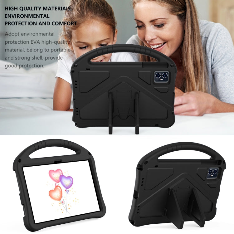 For Blackview Tab 80 10.1 2023 EVA Shockproof Tablet Case with Holder(Black) - Others by PMC TechLife | Online Shopping South Africa | PMC TechLife | Buy Now Pay Later Mobicred
