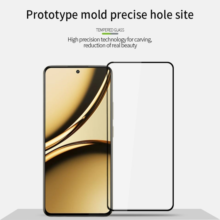 For Realme Narzo 70 Pro MOFI 9H 2.5D Full Screen Tempered Glass Film(Black) - Realme Tempered Glass by MOFI | Online Shopping South Africa | PMC Jewellery