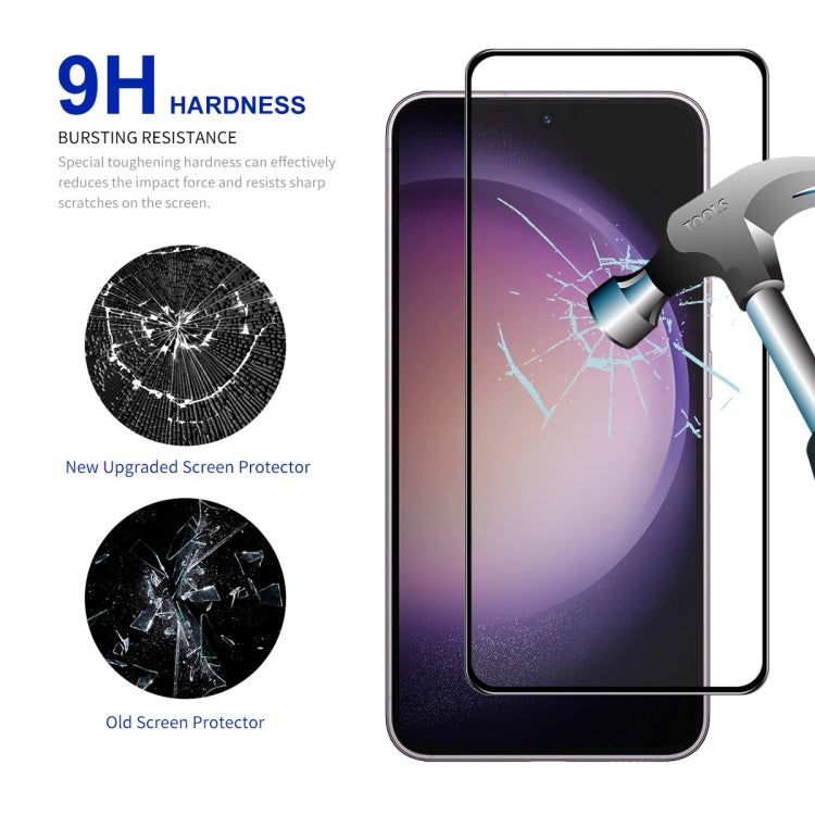 For Samsung Galaxy S24 5G 5pcs ENKAY Hat-Prince 0.18mm High Aluminum-silicon Tempered Glass Film, Support Ultrasonic Fingerprint Unclock - Galaxy S24 5G Tempered Glass by ENKAY | Online Shopping South Africa | PMC Jewellery | Buy Now Pay Later Mobicred