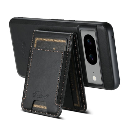 For Google Pixel 6 Suteni H17 Oil Eax Leather Detachable Wallet Phone Case(Black) - Google Cases by Suteni | Online Shopping South Africa | PMC Jewellery | Buy Now Pay Later Mobicred