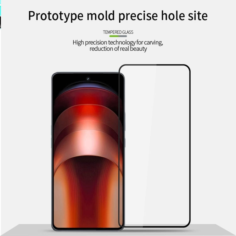 For vivo iQOO Neo9 / Neo9 Pro MOFI 9H 2.5D Full Screen Tempered Glass Film(Black) - iQOO Neo9 Tempered Glass by MOFI | Online Shopping South Africa | PMC Jewellery