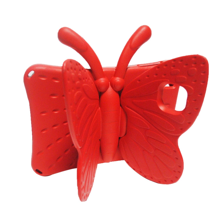 For Honor Pad X8 / X6 /7 Butterfly Bracket Kids EVA Shockproof Tablet Case(Red) - Huawei by PMC TechLife | Online Shopping South Africa | PMC TechLife | Buy Now Pay Later Mobicred