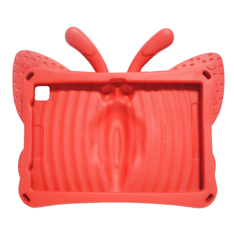 For Honor Pad X8 / X6 /7 Butterfly Bracket Kids EVA Shockproof Tablet Case(Red) - Huawei by PMC TechLife | Online Shopping South Africa | PMC TechLife | Buy Now Pay Later Mobicred