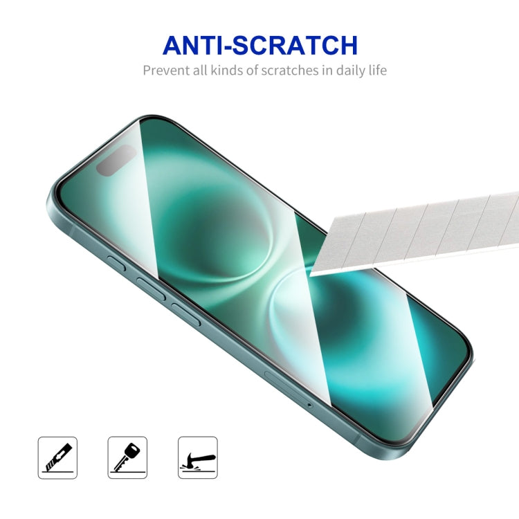 For iPhone 16 ENKAY Easy Install High Alumina Silicon Full Glass Film - iPhone 16 Tempered Glass by ENKAY | Online Shopping South Africa | PMC Jewellery | Buy Now Pay Later Mobicred