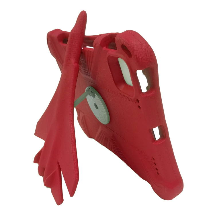 For iPad Pro 11 2024 360 Rotation Aircraft Holder EVA Shockproof Tablet Case(Red) - iPad Pro 11 2024 Cases by PMC TechLife | Online Shopping South Africa | PMC TechLife | Buy Now Pay Later Mobicred