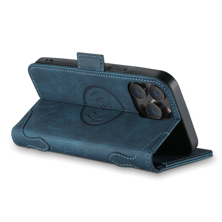 For iPhone 12 Pro Max SUTENI J07 Multifunctional Horizontal Flip Magsafe Leather Phone Case(Blue) - iPhone 12 Pro Max Cases by Suteni | Online Shopping South Africa | PMC Jewellery | Buy Now Pay Later Mobicred