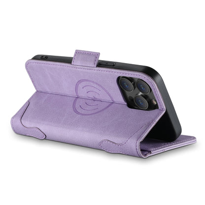 For iPhone 13 Pro SUTENI J07 Multifunctional Horizontal Flip Magsafe Leather Phone Case(Purple) - iPhone 13 Pro Cases by Suteni | Online Shopping South Africa | PMC Jewellery | Buy Now Pay Later Mobicred