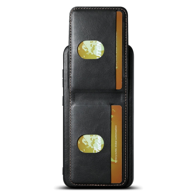 For Samsung Galaxy S24+ 5G Suteni H03 Oil Wax Leather Wallet Stand Back Phone Case(Black) - Galaxy S24+ 5G Cases by Suteni | Online Shopping South Africa | PMC Jewellery | Buy Now Pay Later Mobicred