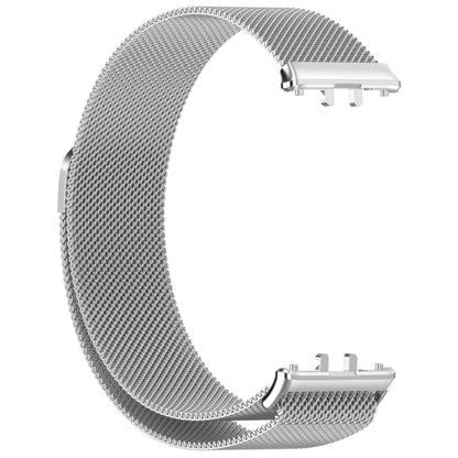 For Samsung Galaxy Fit 3 Milanese Metal Steel Mesh Watch Band(Silver) - Watch Bands by PMC Jewellery | Online Shopping South Africa | PMC Jewellery