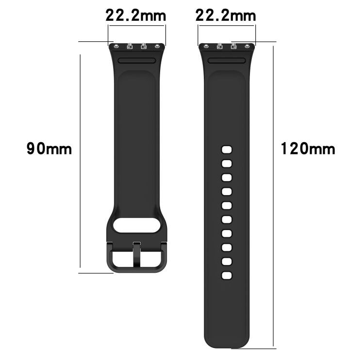For Samsung Galaxy Fit 3 SM-R390 Solid Color Buckle Silicone Watch Band(Wine Red) - free shipping - PMC TechLife - Order now!