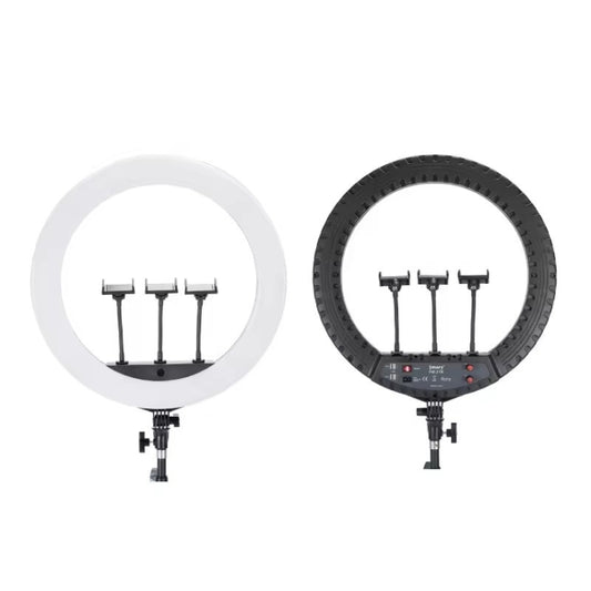 JMARY FM-21R With Remote Control Phone Clip 21-inch Dimmable LED Ring Light(EU Plug) -  by Jmary | Online Shopping South Africa | PMC Jewellery | Buy Now Pay Later Mobicred