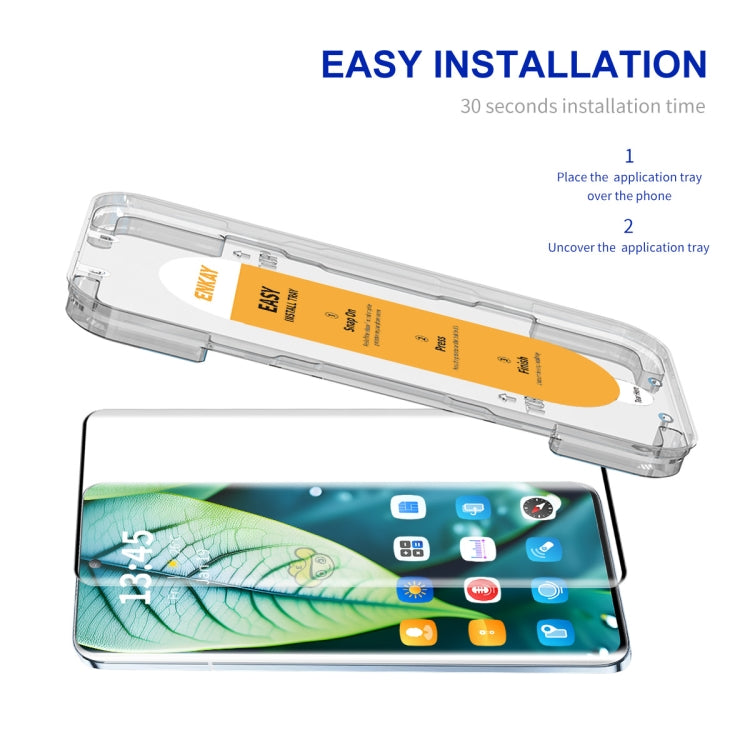 For Honor Magic6 ENKAY Easy Install Hot Bending Side Glue Tempered Glass Film - Honor Tempered Glass by ENKAY | Online Shopping South Africa | PMC Jewellery | Buy Now Pay Later Mobicred