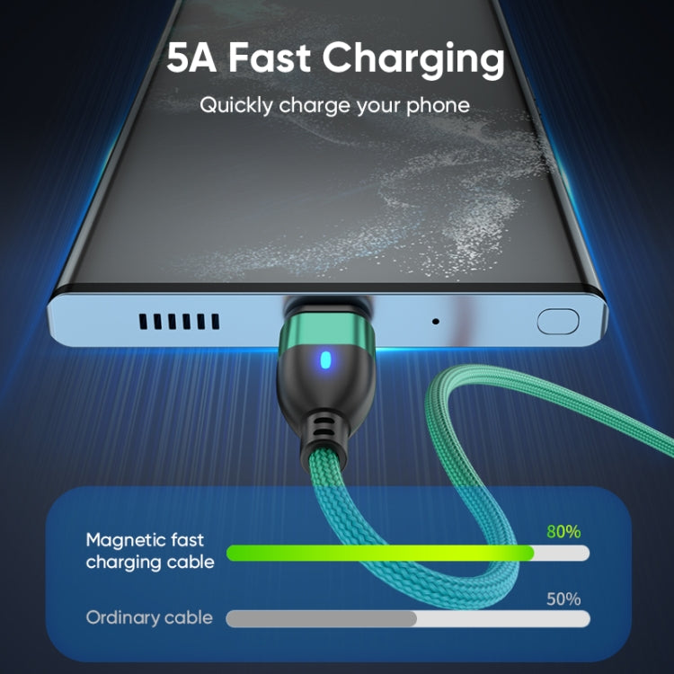 ENKAY 3 in 1 PD100W Type-C to Type-C / 8 Pin / Micro USB Magnetic Fast Charging Cable, Cable Length:1.8m(Red) - free shipping - PMC Jewellery - Order now!