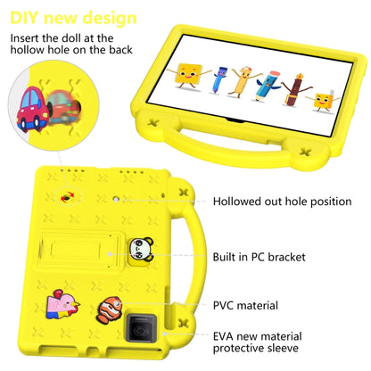 For Blackview Oscal Pad 15 2023 10.36/Tab 11 Handle Kickstand Children EVA Shockproof Tablet Case(Yellow) - Others by PMC Jewellery | Online Shopping South Africa | PMC Jewellery | Buy Now Pay Later Mobicred