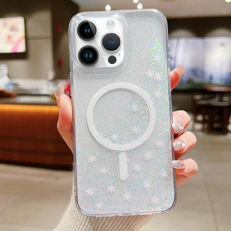 For iPhone 12 Pro Max Explosive Flash Gradient MagSafe TPU Phone Case(Cold Blue) - iPhone 12 Pro Max Cases by PMC TechLife | Online Shopping South Africa | PMC TechLife