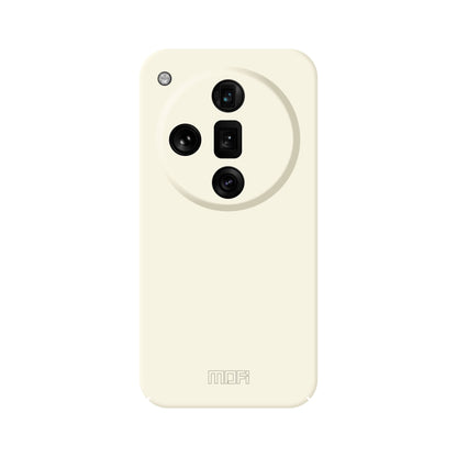 For OPPO Find X7 MOFI Qin Series Skin Feel All-inclusive PC Phone Case(Beige) - Find X7 Cases by MOFI | Online Shopping South Africa | PMC Jewellery
