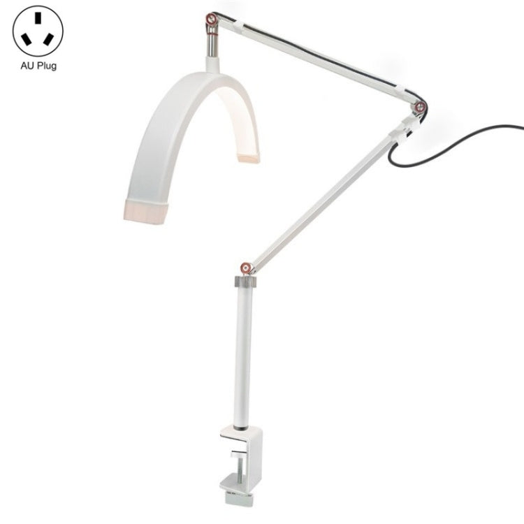 HD-M3X For Eyelash Extensions / Tattoo / Nail Art Lighting Lamp 16 inch Clip-on Half Moon Desk Lamp(AU Plug) - Selfie Light by PMC Jewellery | Online Shopping South Africa | PMC Jewellery