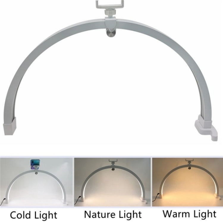 M12X Foldable LED Half Moon Lamp Touch Control Nail Art Lamp, Length: 56cm(AU Plug) - Selfie Light by PMC TechLife | Online Shopping South Africa | PMC TechLife | Buy Now Pay Later Mobicred