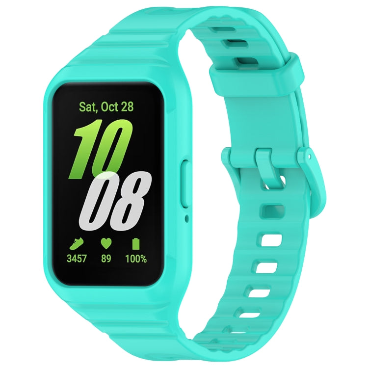 For Samsung Galaxy Fit 3 Integrated TPU Watch Band(Cyan) - free shipping - PMC TechLife - Order now!