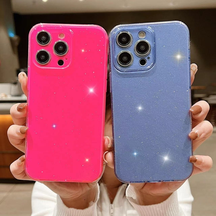 For iPhone 16 Pro Max Jelly Glitter Solid Color TPU Phone Case(Purple) - iPhone 16 Pro Max Cases by PMC TechLife | Online Shopping South Africa | PMC TechLife | Buy Now Pay Later Mobicred