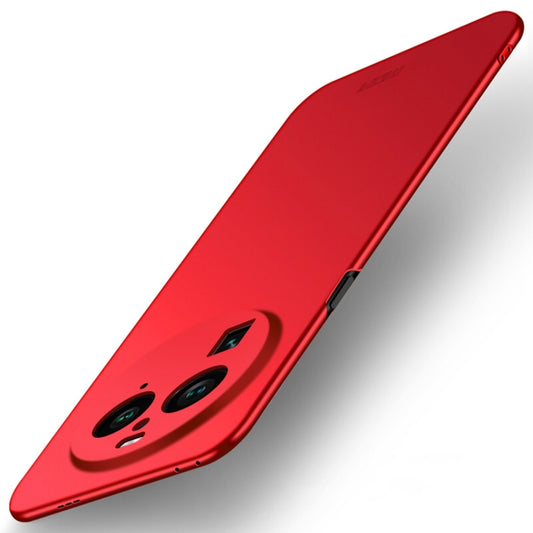 For OPPO Find X6 Pro MOFI Micro-Frosted PC Ultra-thin Hard Phone Case(Red) - OPPO Cases by MOFI | Online Shopping South Africa | PMC Jewellery