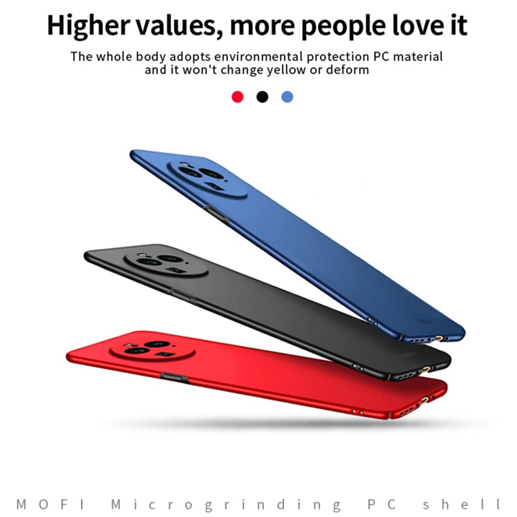 For OPPO Find X6 Pro MOFI Micro-Frosted PC Ultra-thin Hard Phone Case(Red) - OPPO Cases by MOFI | Online Shopping South Africa | PMC Jewellery