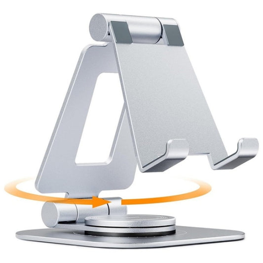 AS007-XS Adjustable Aluminum Alloy Desktop Phone Stand(Silver) - Stand by PMC Jewellery | Online Shopping South Africa | PMC Jewellery | Buy Now Pay Later Mobicred