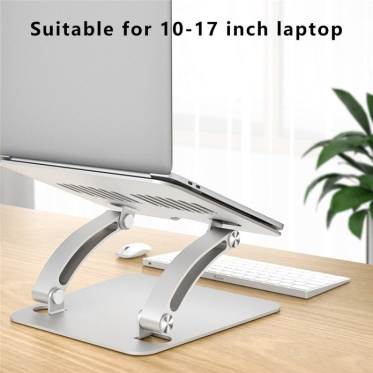 AS010-BMW Aluminum Alloy Notebook Computer Riser Desktop Laptop Stand Holder(Grey) - Laptop Stand by PMC Jewellery | Online Shopping South Africa | PMC Jewellery | Buy Now Pay Later Mobicred