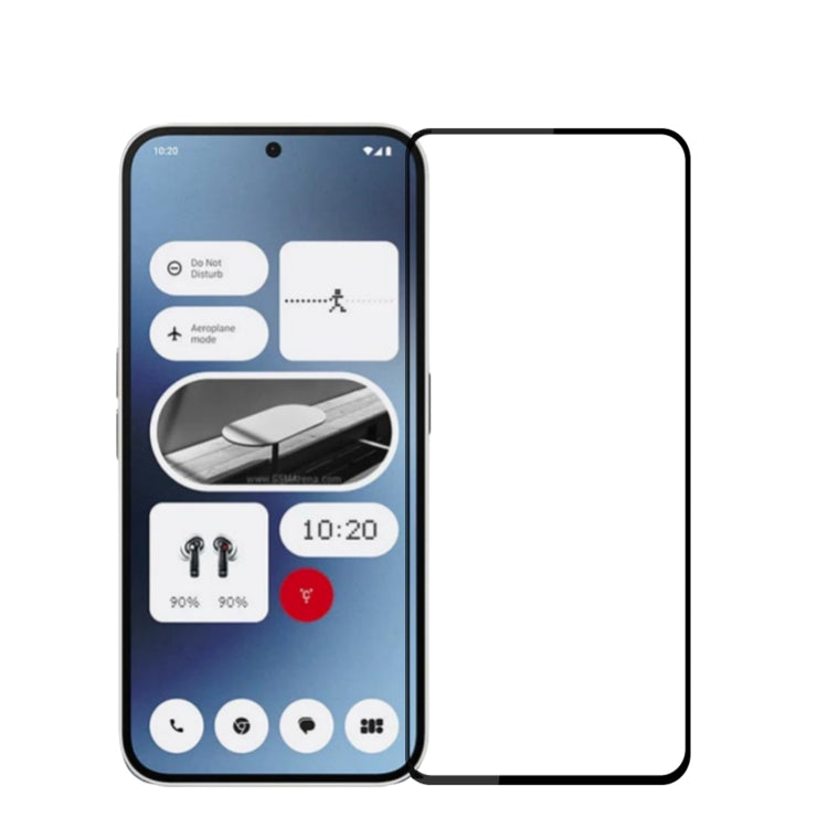 For Nothing Phone 2a MOFI 9H 2.5D Full Screen Tempered Glass Film(Black) - Others by MOFI | Online Shopping South Africa | PMC TechLife | Buy Now Pay Later Mobicred