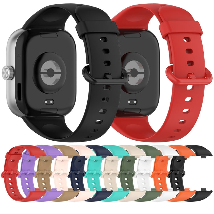 For Redmi Watch 4 Solid Color Colorful Buckle Silicone Watch Band(Teal) - Watch Bands by PMC TechLife | Online Shopping South Africa | PMC TechLife