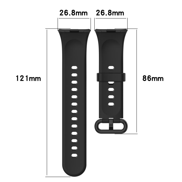 For Xiaomi Smart Band 9 Pro / 8 Pro Solid Color Colorful Buckle Silicone Watch Band(Teal) - free shipping - PMC TechLife - Order now!