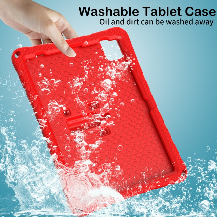 For iPad Pro 11 2024 Butterfly Bracket EVA Shockproof Tablet Case(Red) - iPad Pro 11 2024 Cases by PMC TechLife | Online Shopping South Africa | PMC TechLife | Buy Now Pay Later Mobicred