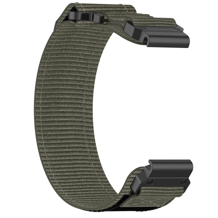 For Garmin Enduro 26mm Nylon Hook And Loop Fastener Watch Band(Grey) - Watch Bands by PMC TechLife | Online Shopping South Africa | PMC TechLife | Buy Now Pay Later Mobicred