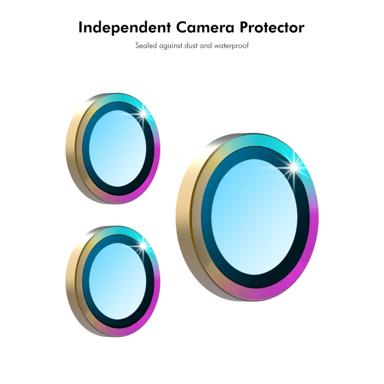 For Huawei Pura 70 ENKAY Hat-Prince 9H Rear Camera Lens Aluminium Alloy Tempered Glass Film(Colorful) - Huawei Tempered Glass by ENKAY | Online Shopping South Africa | PMC Jewellery | Buy Now Pay Later Mobicred