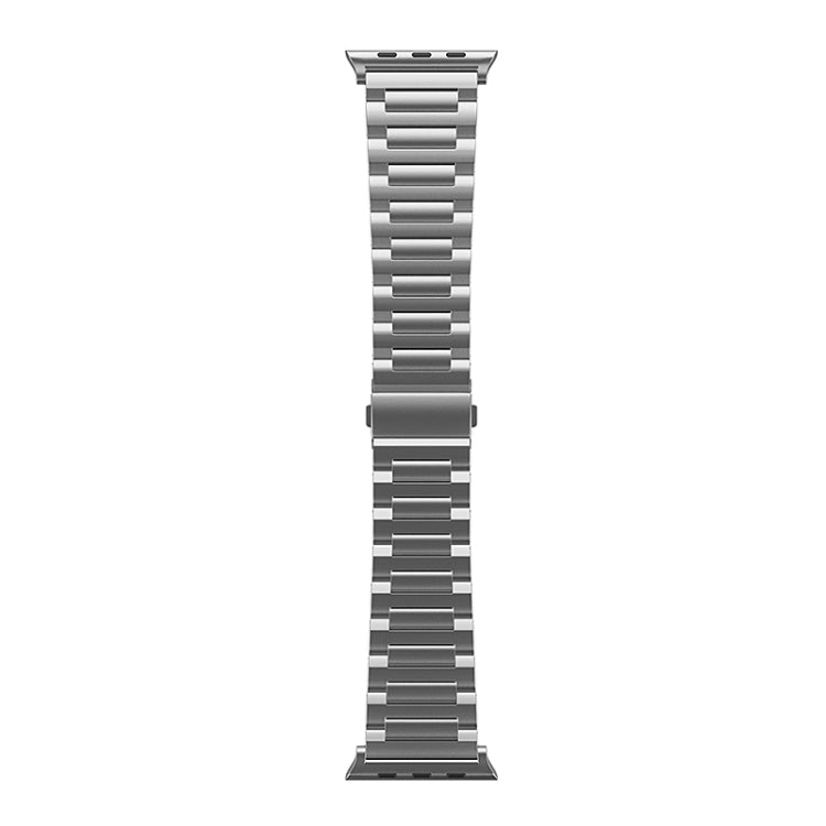 For Apple Watch Ultra 49mm I-Shaped Titanium Watch Band(Grey) - Watch Bands by PMC TechLife | Online Shopping South Africa | PMC TechLife