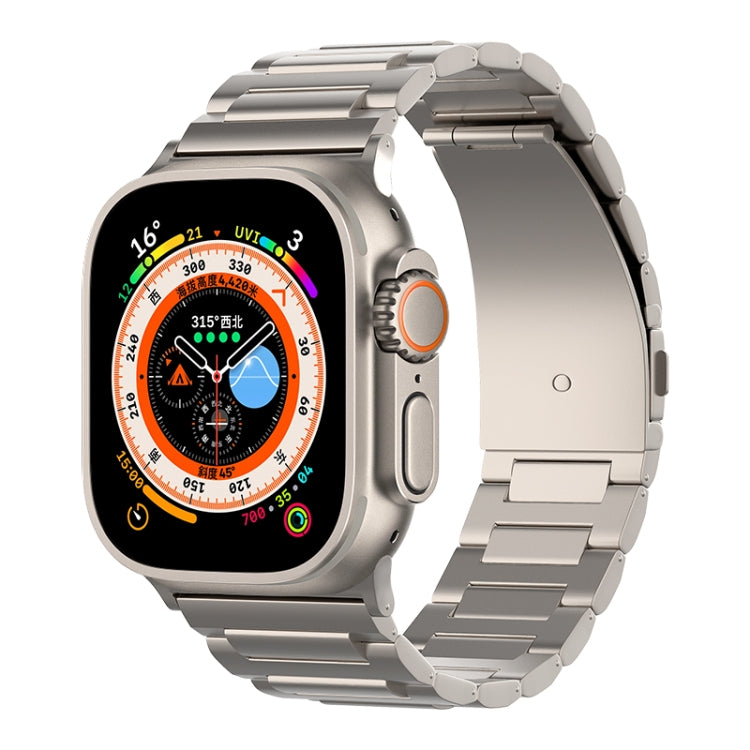 For Apple Watch Series 9 45mm I-Shaped Titanium Watch Band(Titanium) - free shipping - PMC TechLife - Order now!