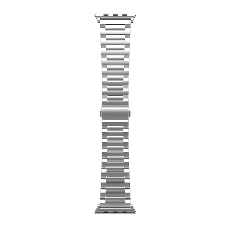 For Apple Watch Series 9 45mm I-Shaped Titanium Watch Band(Sliver) - Watch Bands by PMC Jewellery | Online Shopping South Africa | PMC Jewellery