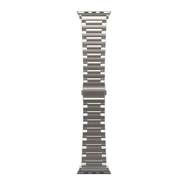 For Apple Watch Series 7 45mm I-Shaped Titanium Watch Band(Titanium) - Watch Bands by PMC Jewellery | Online Shopping South Africa | PMC Jewellery